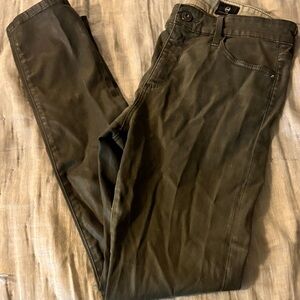 Women’s AG 28R Olive Farrah Skinny Ankle